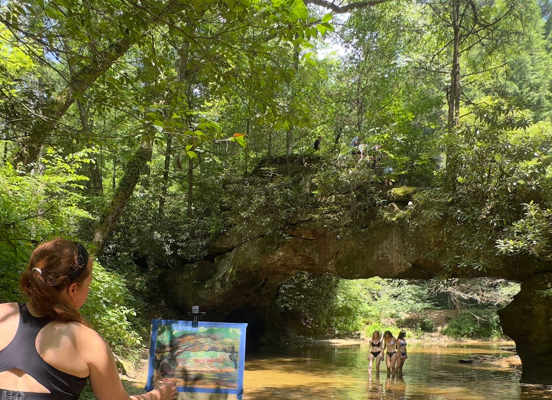 "Rock Bridge" at Red River Gorge, Kentucky - Fine Art Print