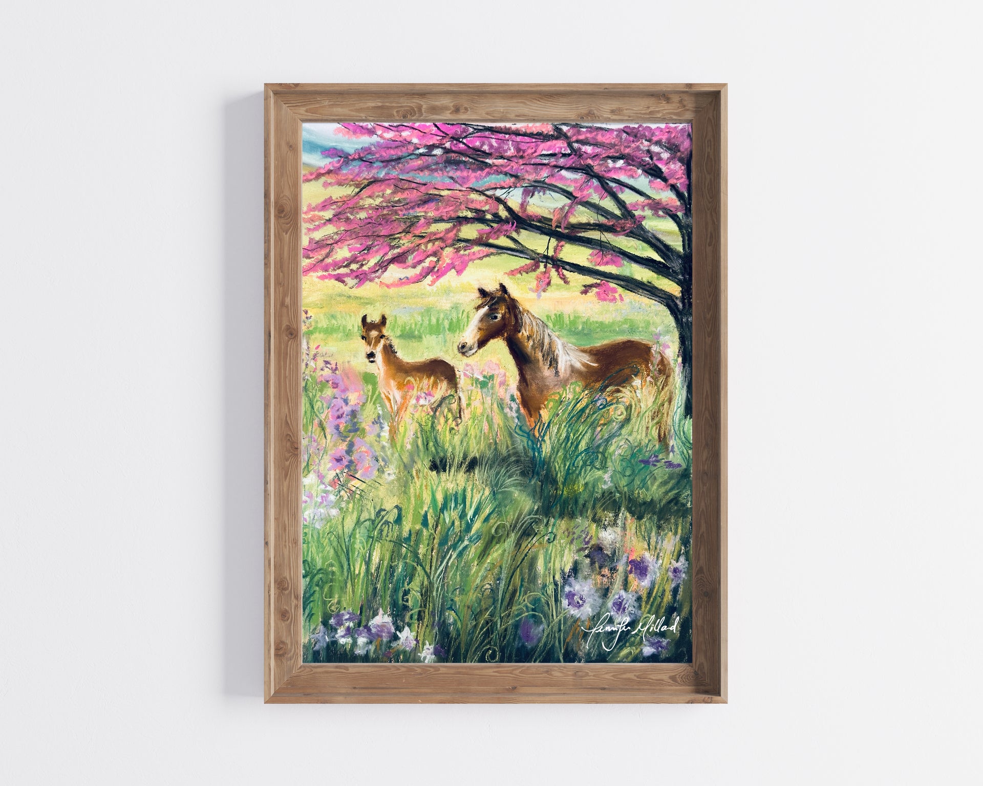 "Red Buds & Bays" - Spring in Eastern Kentucky - Fine Art Print