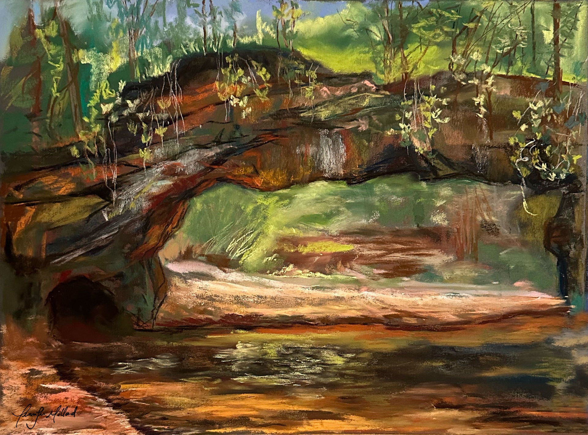 "Rock Bridge" at Red River Gorge, Kentucky - Fine Art Print