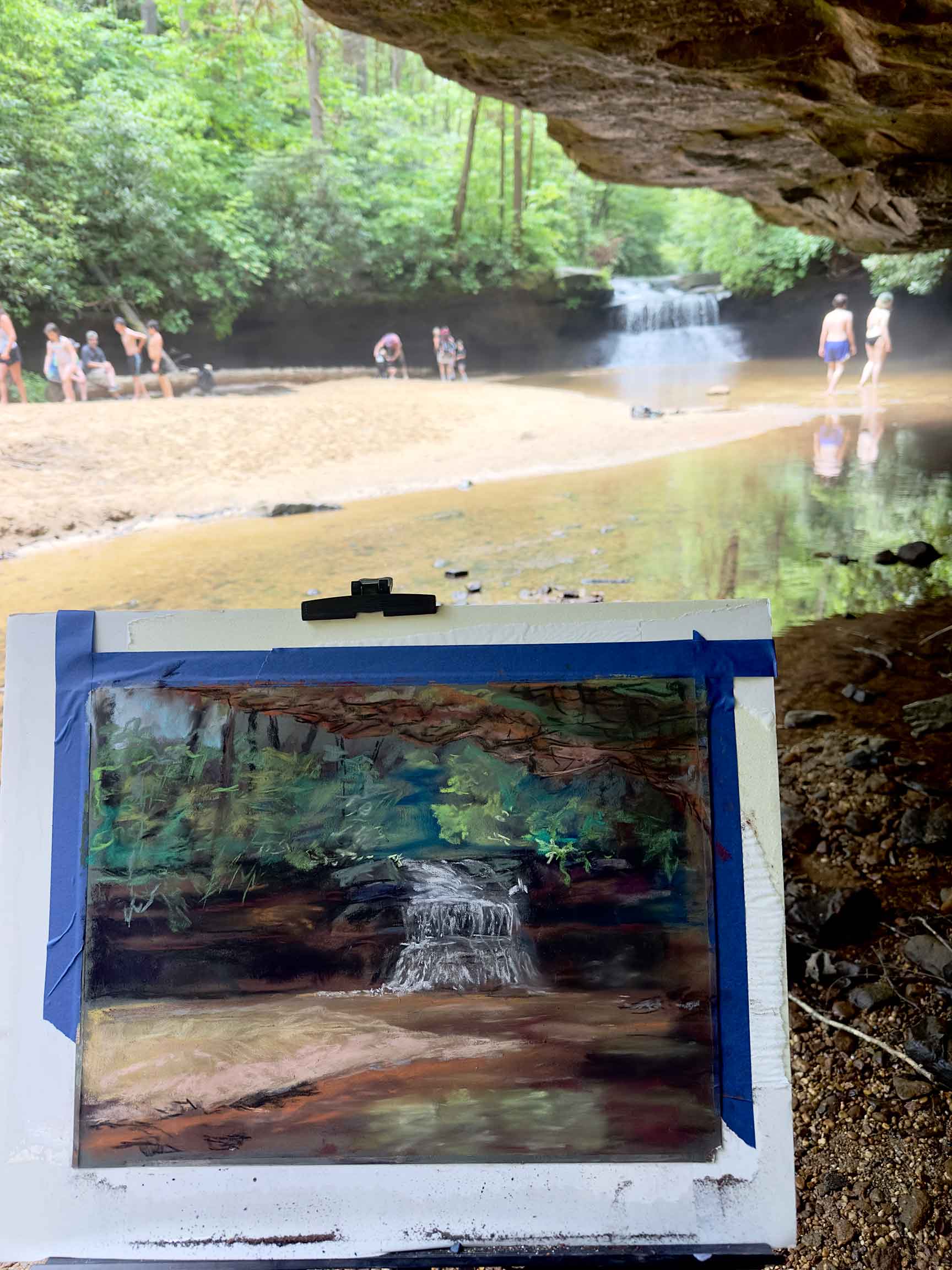 "Creation Falls" at Red River Gorge, Kentucky - Fine Art Print