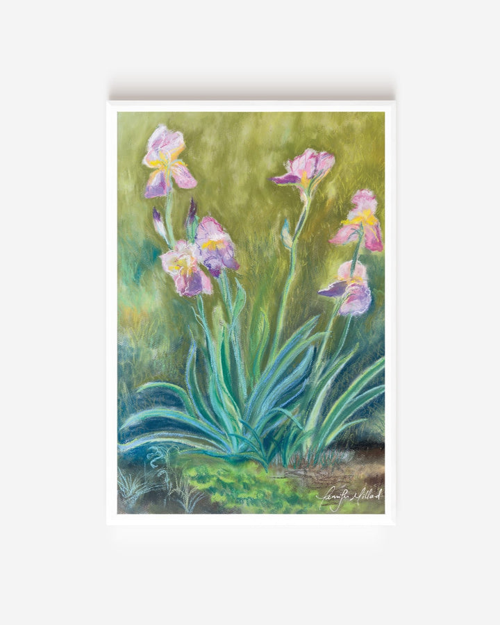 An example of this giclee print in a white frame.